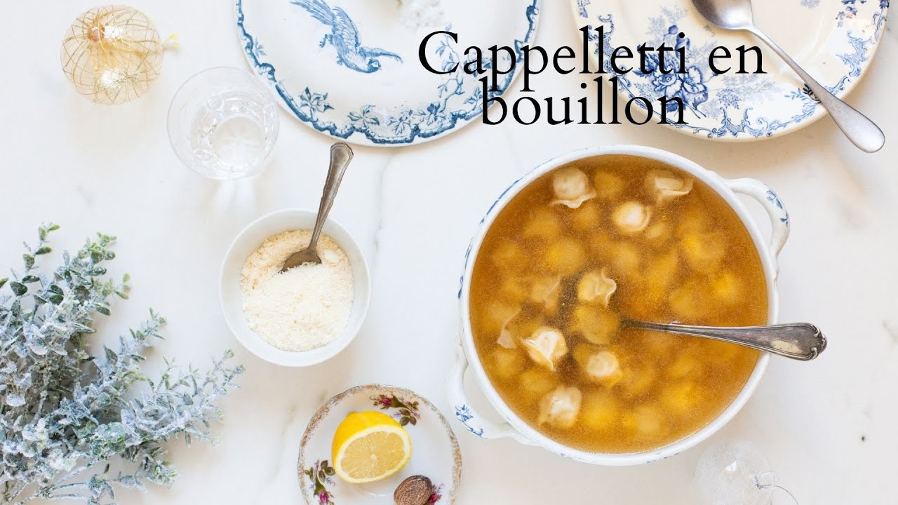 Cappelletti, la recette italienne des raviolis de viande en bouillon