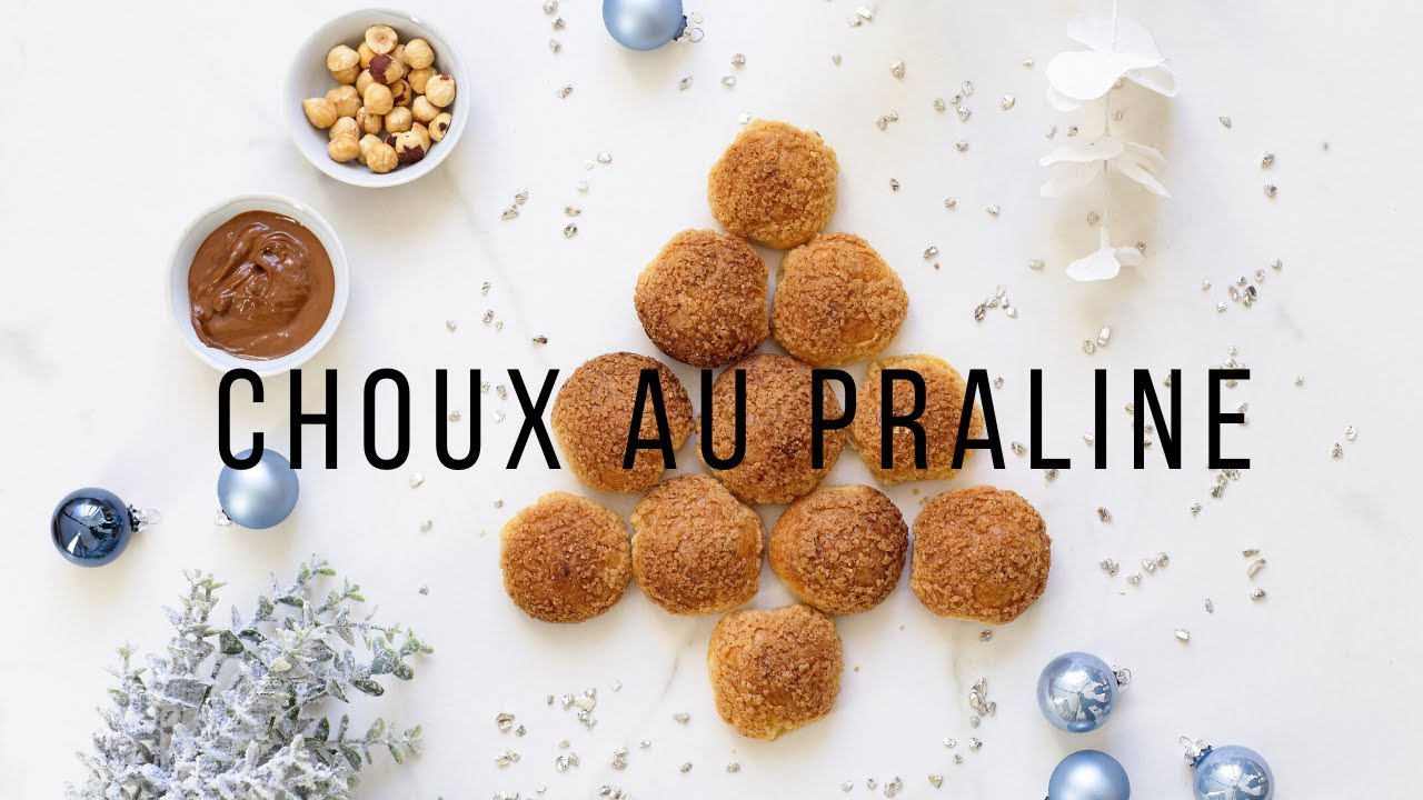 Choux à la crème pâtissière au praliné
