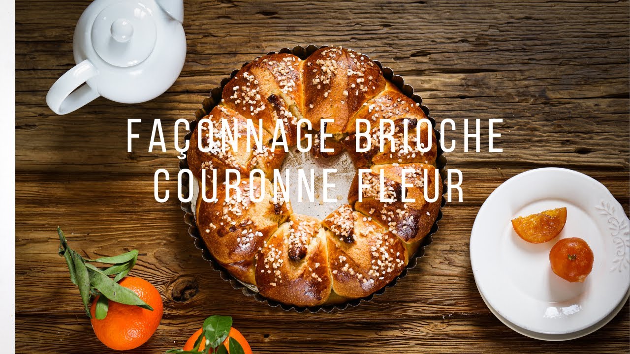 Brioche couronne fleur (façonnage)