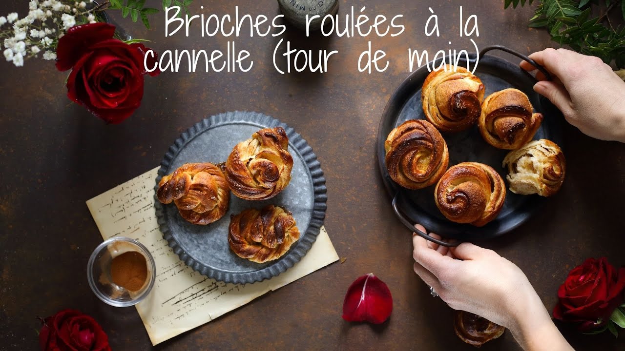 Brioche roulée à la cannelle, le tour de main facile !