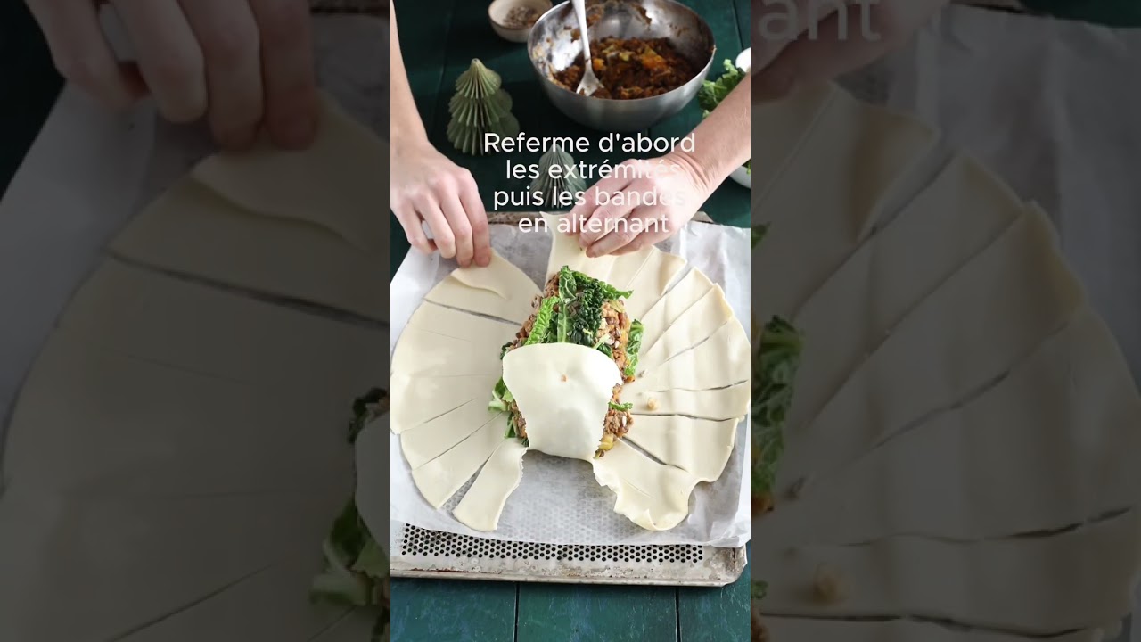 Feuilleté vegan aux legumes façon Wellington, super bon !