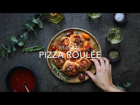 Pizza roulée tomate, mozzarella et speck, trop bon et trop facile !