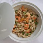 salade haricots cannellini crevettes orange