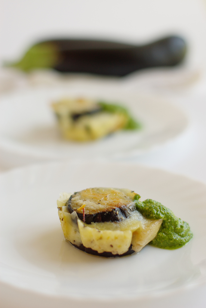 Parmigiana blanche Un déjeuner de soleil