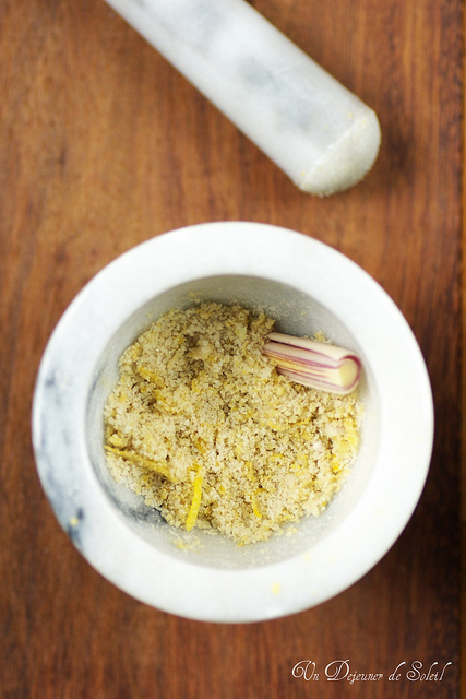 Sel aromatisé au citron et citronnelle