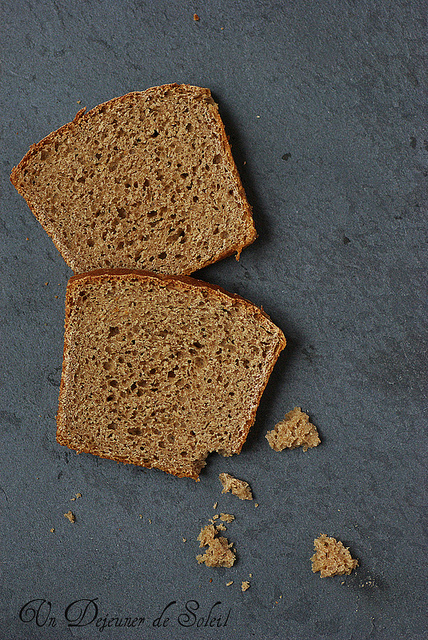 Pain de mie à la farine complète – Pan carré integrale