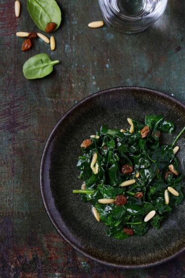 epinards sautes recette italienne