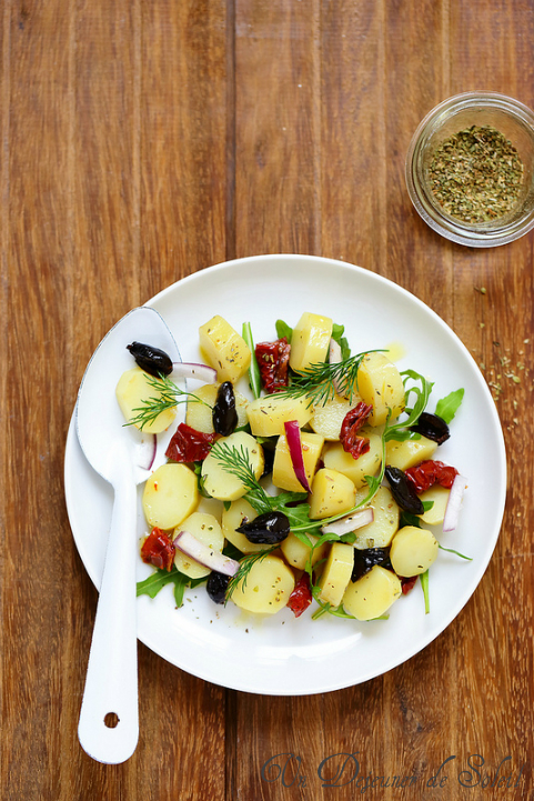 Salade De Pommes De Terre Aux Saveurs De Mediterannee Un