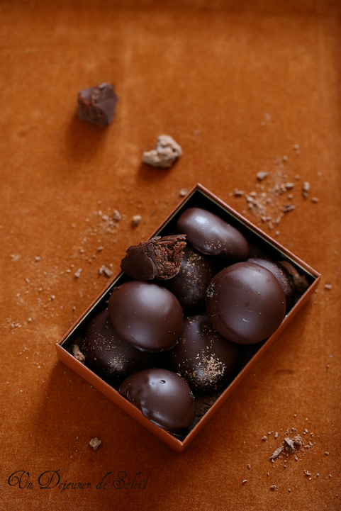 chocolats maison ganache caramel