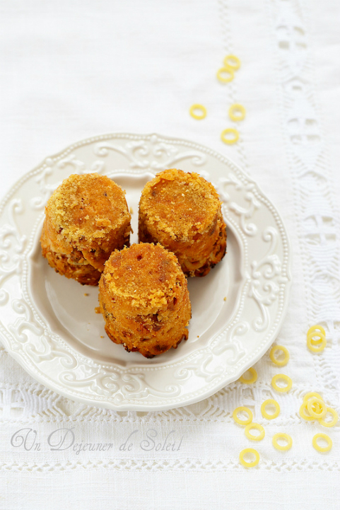 timbale de pâtes au ragu sicilien