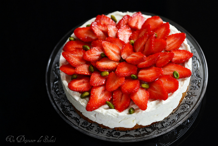 Cheesecake Sans Cuisson Au Mascarpone Et Aux Fraises Un Dejeuner De Soleil