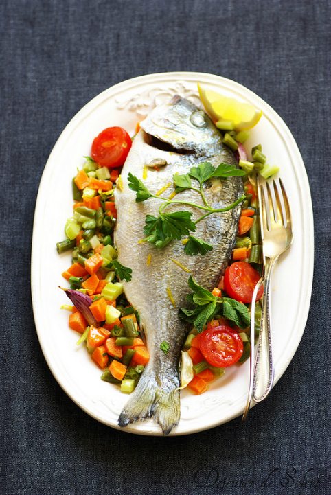 Dorade Rotie Aux Legumes Du Printemps Un Dejeuner De Soleil