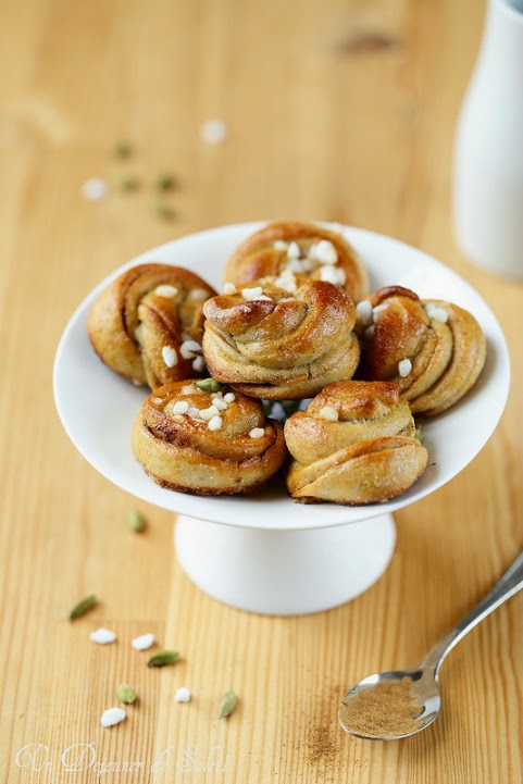 Kanelbullars brioches suedoises a la cannelle