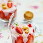 mousse fraise ricotta amaretti facile