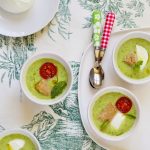 soupe froide de courgette thon et mozzarella