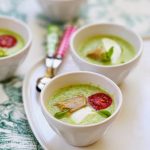 soupe froide courgette mozzarella thon