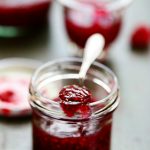 confiture framboises rose