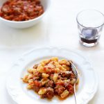 gnocchi sardaigne sauce saucisses campidanese