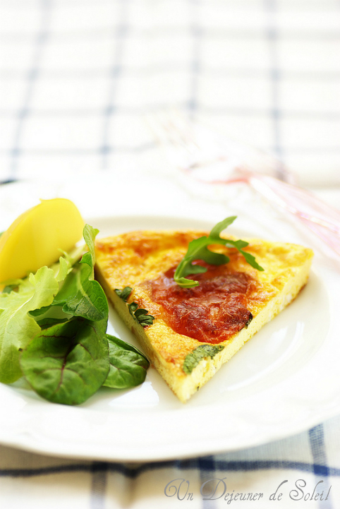 frittata italienne scamorza fumee