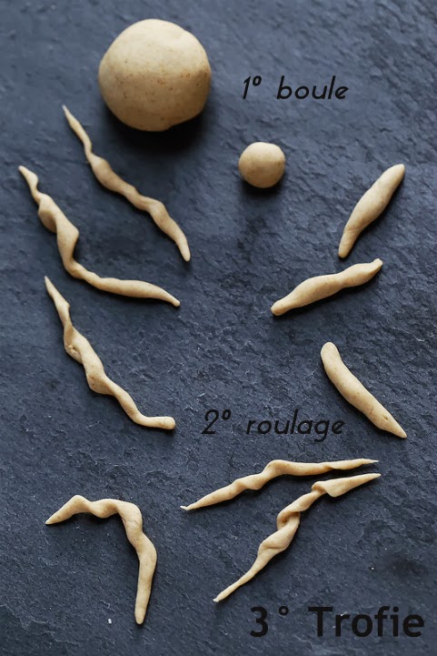 Comment préparer les pâtes trofie typiques de la Ligurie