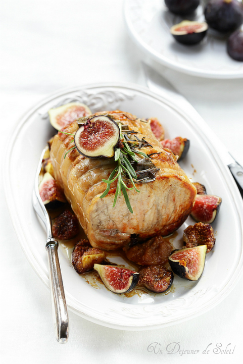 Roti De Porc Aux Figues Et Conseils De Cuisson Un Dejeuner De