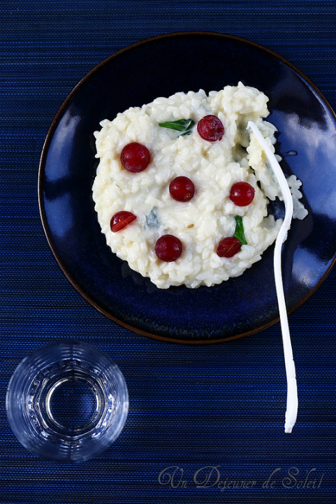 risotto gorgonzola raisin