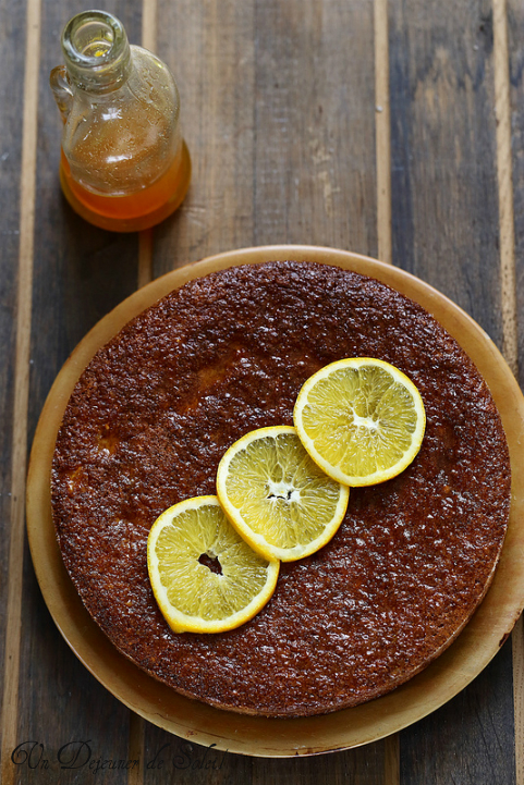 Gâteau moelleux à l'orange et polenta (sans beurre et sans gluten)