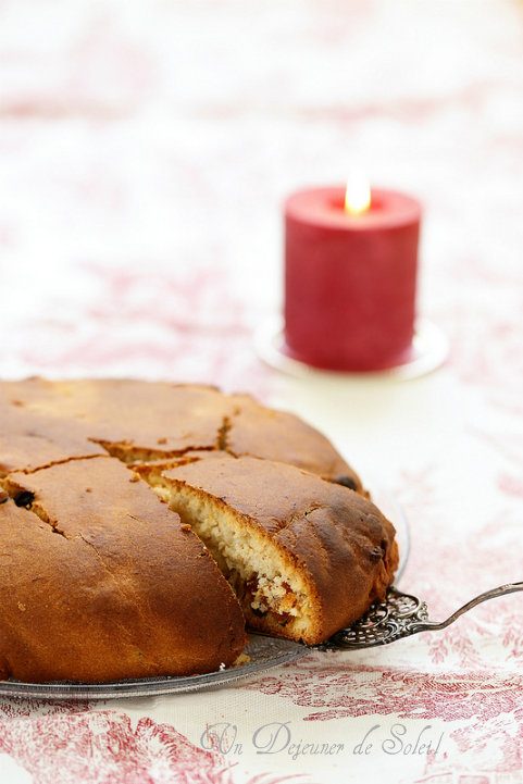 Pandolce genovese pain de Noël (sorte de panettone) de la Ligurie
