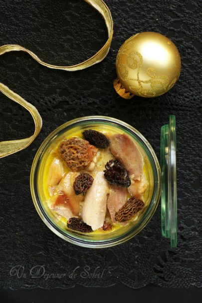 Poulet ou poularde aux morilles