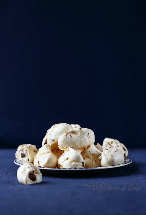 Meringues aux pépites de chocolat