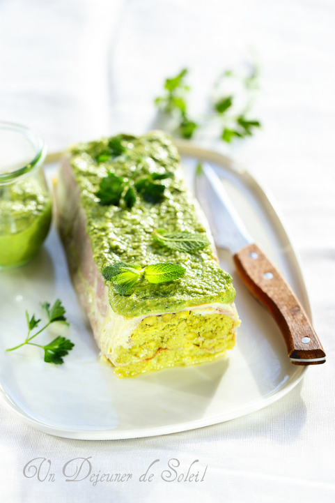 terrine asperges jambon salsa verde