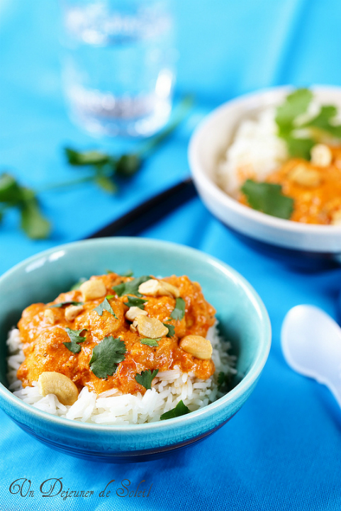 Butter chicken (curry indien de poulet)