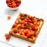 Cheesecake ricotta abricots framboises