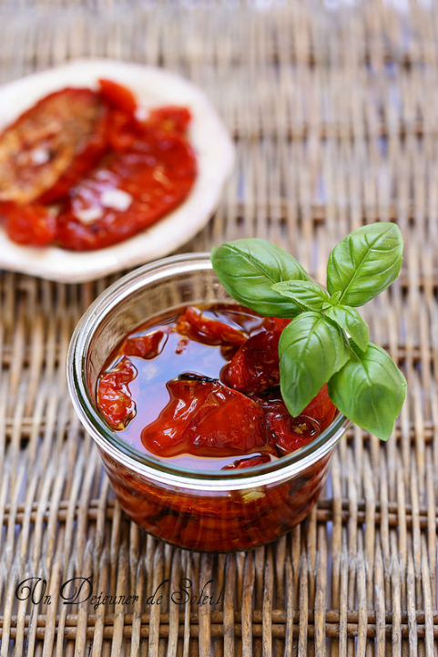 Tomates confites à l'huile d'olive - Tomatoes confit