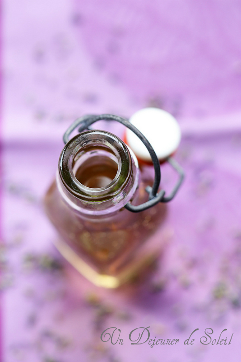 Sirop de lavande - Lavender syrup