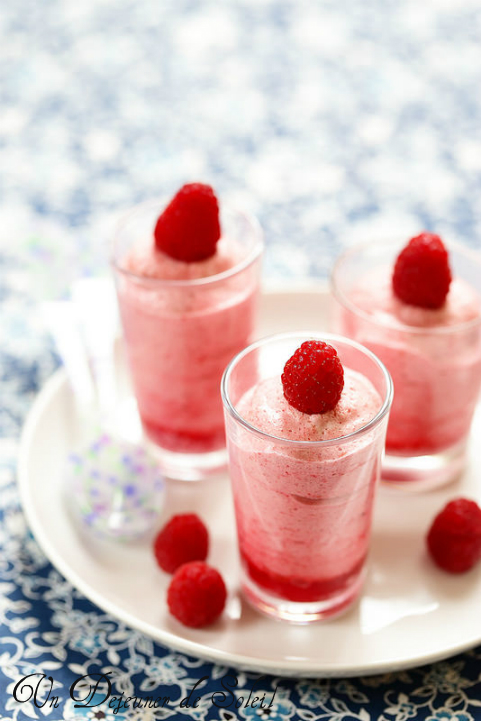 Mousse aux framboises : Recette de Mousse aux framboises