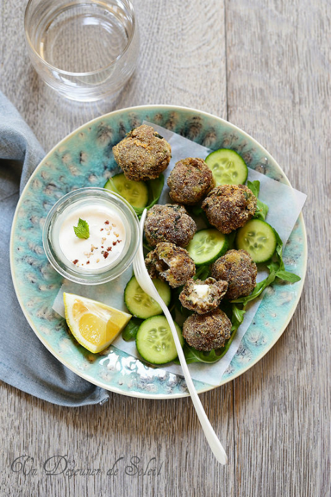 boulettes agneau sauce yaourt sesame