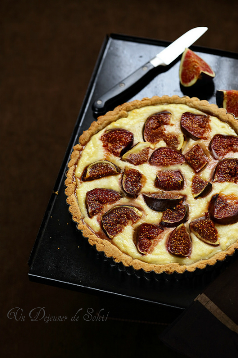 tarte ricotta figues