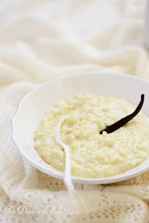 Riz au lait à la vanille et trois règles d'or