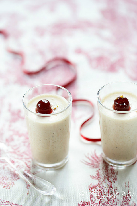 panna cotta marrons