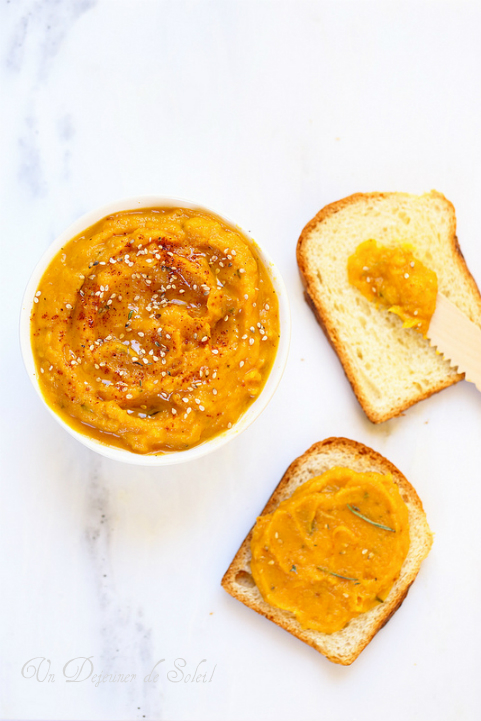 tartinade dip courge butternut