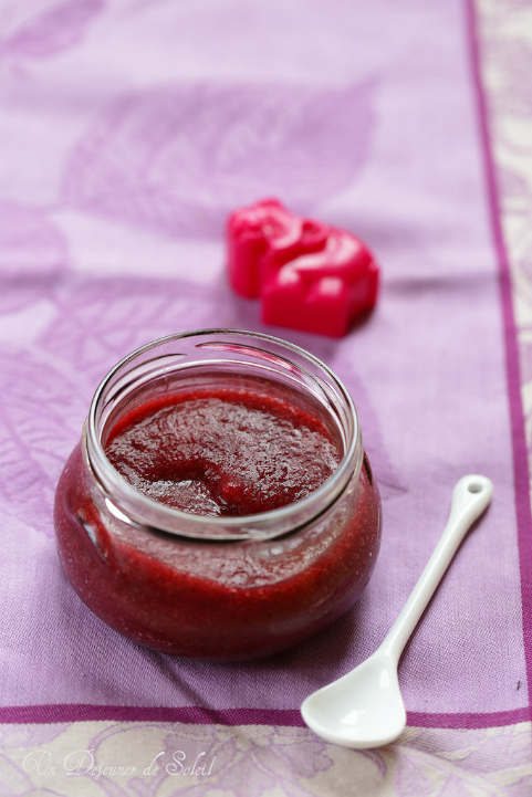 Compote De Pommes Et Myrtilles Recette Pour Bebes Un Dejeuner De Soleil