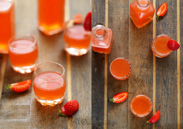 Eau de fraises (ou jus de fraises maison) recette