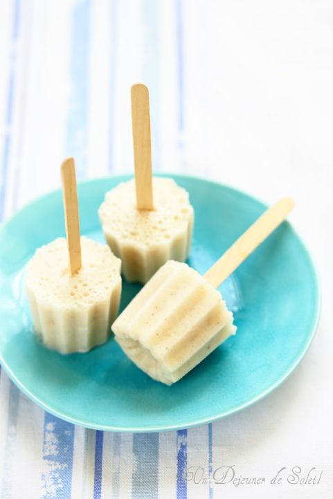 batonnets glaces banane glace sans sorbetiere