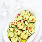 carpaccio courgettes