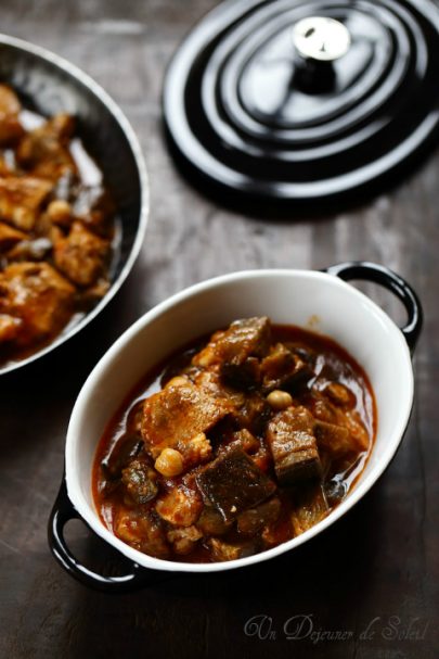 Koresh (cocotte de viande aux aubergines)