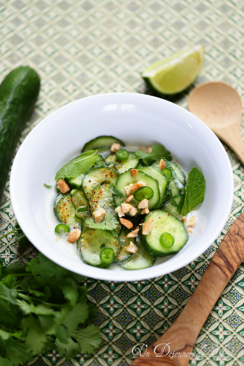 Salade thaïe de concombre