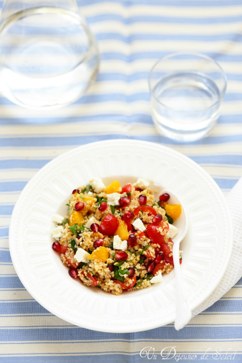 taboule boulgour tomate orange