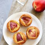 gateau peches amaretti