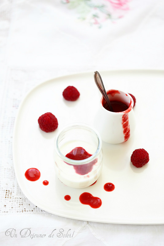 Coulis de framboise maison